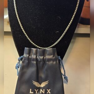 LYNX Box Chain Necklace - Stainless Steel  3.5mm
